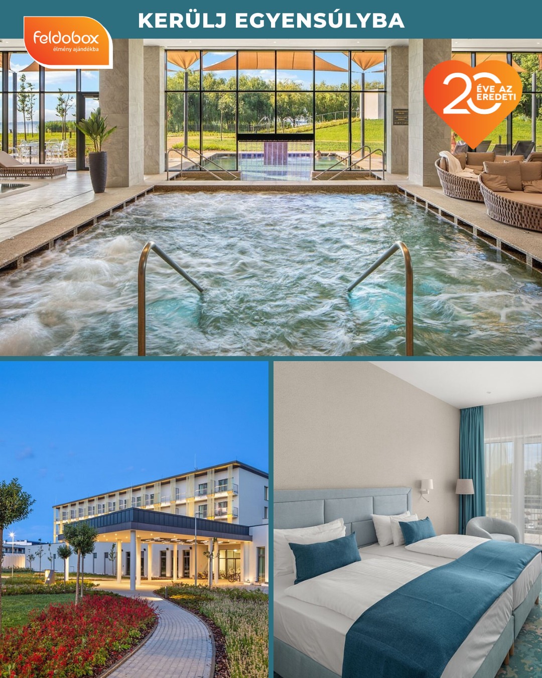 ✨ Közvetlenül a Balaton partján, modern környezetben vár a @siriushotelkeszthely 🌿

Legújabb partnerünk, a keszthelyi Sirius Hotel Superior tökéletes választás, ha egy kis kikapcsolódásra, feltöltődésre és nyugalomra vágytok. Elegáns wellnessrészleg, panorámás környezet és a Balaton közelsége gondoskodik róla, hogy minden pillanat valódi pihenéssé váljon. ✨

💆‍♀️ Több Feldobox élménycsomaggal is átélhető az élmény:

🌿 Wellness Üdülés élménycsomag
https://www.feldobox.hu/programok/sirius-hotel-superior-wellness-udules

✨ Kényeztetés élménycsomag
https://www.feldobox.hu/programok/sirius-hotel-superior-kenyeztetes

👉 Ha egy igazán nyugodt balatoni kikapcsolódást keresel, a Sirius Hotel tökéletes hely a Feldobox élménycsomag beváltására.

Feldobox – 20 éve az eredeti élményajándék.

#Feldobox #SiriusHotel