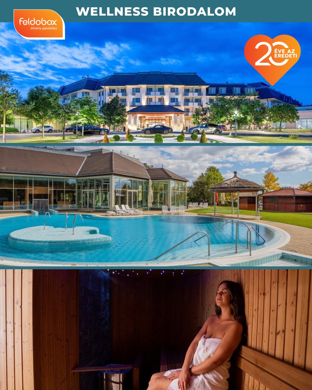 Luxus kikapcsolódás a természet nyugalmában. ✨

Új elfogadóhelyünk, a büki Greenfield Hotel Golf & Spa olyan hely, ahol végre lelassulhattok, feltöltődhettek és átadhatjátok magatokat a teljes kikapcsolódásnak. Modern spa élmények, elegáns környezet és a golfpályák különleges hangulata vár rátok. 

Akár egy romantikus wellness hétvégére, akár egy prémium pihenésre vágytok, itt garantáltan kiszakadhattok a hétköznapokból.

✨ Több Feldobox élménycsomaggal is átélhető az élmény:

🪷 Kényeztetés élménycsomag
https://www.feldobox.hu/programok/greenfield-hotel-golf-spa-kenyeztetes

👑 VIP élménycsomag
https://www.feldobox.hu/programok/superior-greenfield-elmeny-vip

👉 Fedezzétek fel a @greenfieldhotel élményeit Feldobox élménycsomaggal!

Feldobox – 20 éve az eredeti élményajándék.

#Feldobox #GreenfieldHotel